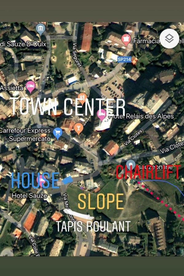 The Closest Location To The City Center And Chairlift Oulx Extérieur photo